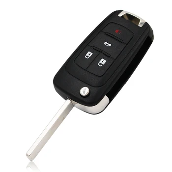 2/3/4 Gumbe brez ključa-go Zložljiva Daljinski Ključ za Chevrolet 433MHz z ID46 Čip HU100 Balde (po trgu)