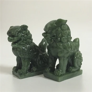 2 Kos Kitajski Lions Kipov Na Vrtu Kiparstvo Lev Živali Figurice Za Dekoracijo Kip Bude Feng Shui Doma Dekor