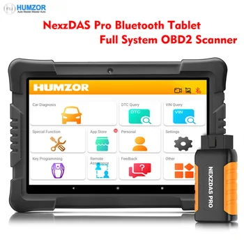 2020 NexzDAS Pro Bluetooth 10palčni Tablet Celoten Sistem Auto Diagnostično Orodje, Strokovno OBD2 optični bralnik s TPMS/ABS/EPB/SAS/DPF