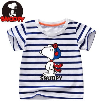 2020 novo Snoopy boy T-shirt poletje kratka sleeved vlago wicking bombaž visoke kakovosti, otroška oblačila