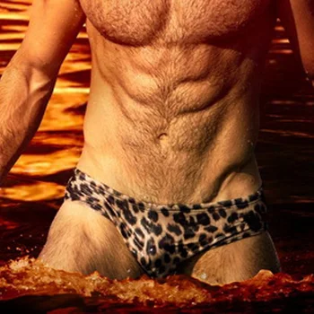 2020 seksi leopard homoseksualnih moških kopalk beach kratke hlace moški, plavanje obleko odbor plavanje hlačnic kopalke trunk praia de homens kopalne obleke