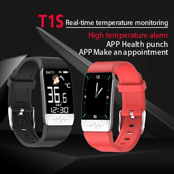 2020 temperatura pametna zapestnica moških 24-urna telesne temperature, spremljanje smartwatch elektronski zapestje gledati GPS za ženske otroci