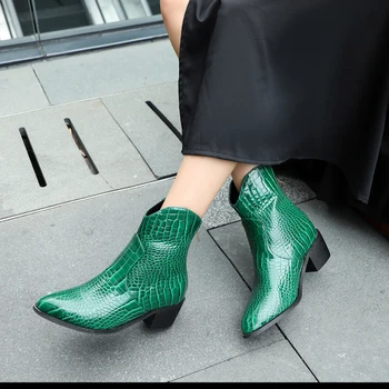 2021 blagovne Znamke v novo Ladies škorenjčki Prosti čas Rimu čevlji Trdna Petah Kratek Zagonski zahodni Kavbojski Škornji za ženske Ženski Botas Mujer