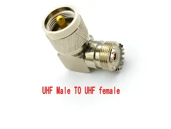 20PCS UHF UHF Moški ženske/BNC ženski/N ženski Desni Kotni ADAPTER za priključek