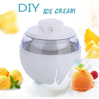 220V Gospodinjski Sladoled Maker Sladoled Pralni Prenosni aparat za Led na Voljo Enostavno Delovanje Visoke Kakovosti Za 0,6 L