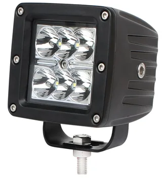 2pcs 3-Palčni 18w Led delovna Luč 12V Spot Off Road LED delovna Lučka za ATV Čoln 4x4 dually z 2pcs Brezplačno Oranžni Zaščitni Pokrov
