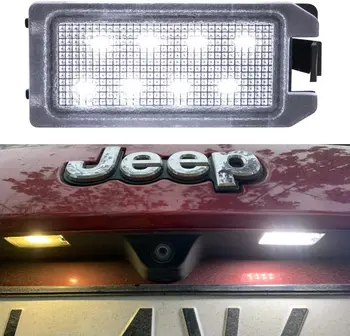 2X LED Številka Licence Ploščo Svetlobe Za obdobje-2020 Jeep Grand Cherokee WK2-2017 Kompas Patriot-2017 Dodge Viper Oznako Lučka