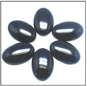 3 kos/veliko Narave Agate Kamen Cabochons naravni črni oniks carnelian čare kroglice dodatki, velikost 20x30mm kamen KABINE nobenih lukenj