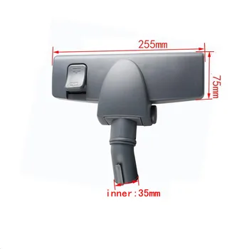 35 mm preproga talna šoba s kolesi za univerzalno Evropska različica sesalnik deli sesalnik glavo