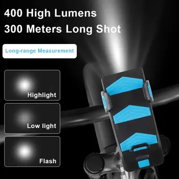 4000m Izposoja Lučka 4-v-1 Izposoja Smerniki USB Polnilne Smart Smerniki 400 Lumnov LED Kolesa, Lahka Kolesarska Svetilka
