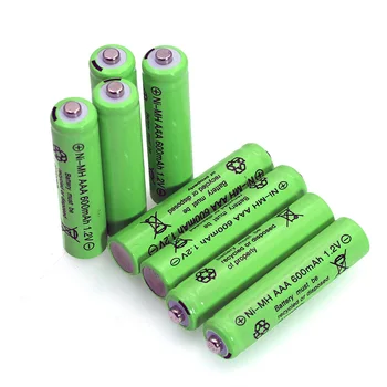 4pcs 1,2 v NI-MH Bateriji AAA 600mAh Polnilne nimh Baterije + 4pcs 1,2 V Ni-Mh AA 2000mAh baterija za polnjenje NI-MH baterije za daljinski upravljalnik