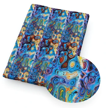 50*145 cm Iridescence Natisnjeni Bombažne Tkanine za Tkiva Otroci Doma Tekstilne Mozaik Krpo DIY Šivanje Quilting Materiala,c12295