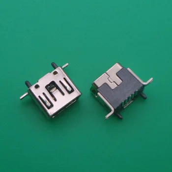 50PCS Mini USB Tip B Ženski 5 Pin DIP Navpično Noge PCB 180 stopinj Vtičnice Priključek Micro USB V3 Kratek odstavek
