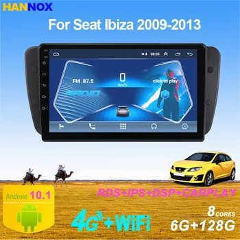 6 G+128G Android 10.1 blagovne Znamke avtoradio Multimedijski Predvajalnik Videa, Za Seat Ibiza 6j 2009-2013 Navigacija GPS 2din autoradio ŠT dvd