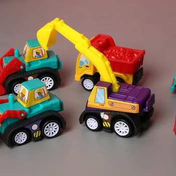 6pcs Modela Avtomobila Igrača Mobilni Avto Požar Tovornjak Potegnite Nazaj Nastaviti Avto Igrača Požar Tovornjak za Igrače Nastavite Kid Mini Avto Boy Toy Darilo
