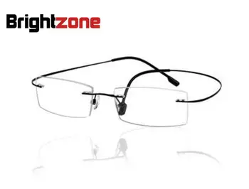 9 barve rimless non-vijak pomnilnik titana prilagodljiv očala popoln recept očala z 1.61 HMC asferični CR-39 leče