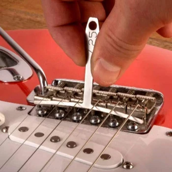 9Pcs Kitaro Pod niz polmer profil iz Nerjavečega Jekla Kitara Builder luthier orodja za bas, strun Popravilo Nastavite Bas Niz Ukrep