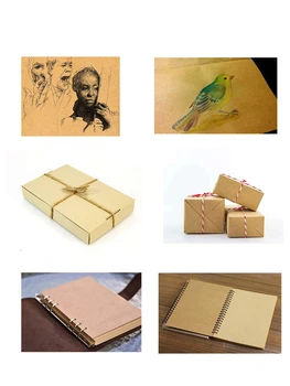A4 120g/180 g/230 g 3 vrste Debele Barve Kraft papir, Kraft Papir in Karton, Lepenka DIY Handmake Album Obrti Origami Papir