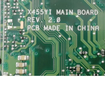 Akemy X455YI MAIN_BD._4G/A6-7310 CPU prenosni računalnik z matično ploščo Za Asus X455YI X455Y X455DG X455D mainboard test Ok