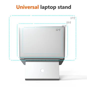 Aluminij Tablet Laptop Stand Prenosni Nosilec Za Macbook Air Pro Prenosnik Podporo Cooling Pad Nastavek Za HP Dell