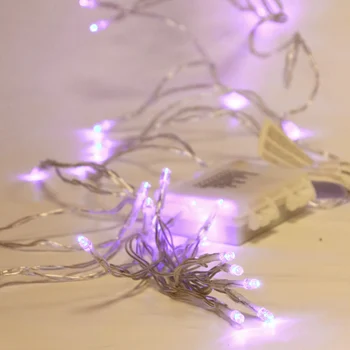ARCO IRIS MUNDI Prostem Waterproofchristmas led luči 13M baterije niz luči, okraski za počitnice stranka počitnice