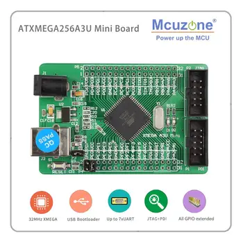 ATxmega256A3U Mini Odbor USB PROGRAM PDI JTAG AVR odbor atmel xmgea256A3 U MCU IC 256A3U