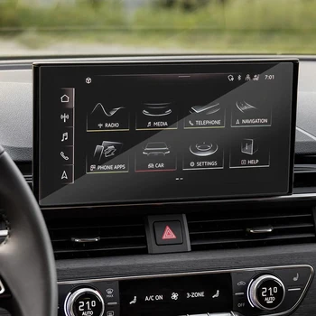 Avto Styling nadzorni Plošči GPS Navigacijski Zaslon Steklo Zaščitno folijo Nalepke za Audi A5 8W6 2020-Sedanji Nadzorni LCD Zaslon