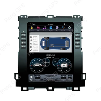 Avtomobilski Stereo sistem za Lexus GX470 za Toyota Land Cruiser Prado Android Radio Multimedijski Predvajalnik DVD-jev Tesla Slog GPS Navigator Carplay
