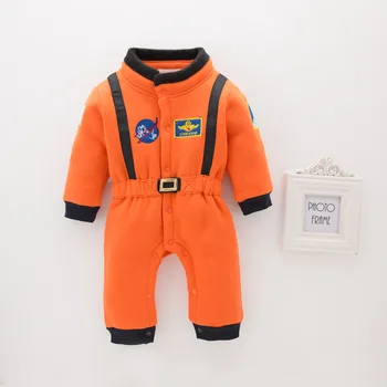 Baby Fantje Astronavt Kostumi za Dojenčke Halloween Kostum za Malčke baby Fantje, Otroci Vesoljsko Obleko Dolgimi Rokavi Jumpsuit igralne obleke
