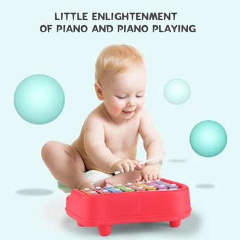 Barvita otroška Glasbila Igrače Okvir Xylophone Baby Izobraževalno Razvojni Otroške Igrače Darila Glasbila