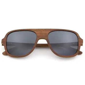 BerWer Unisex Polarizirana sončna Očala Moški Ženske vožnje očala Vintage Retro les, bambus, sončna očala Ženske