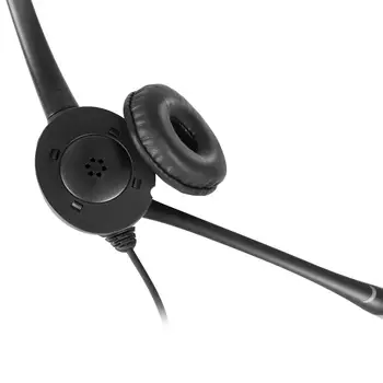 Binaural (Monuarl neobvezno) slušalke z anti-hrupa mikrofon, klicni center slušalke z QD(Hitro Odklopite spojnik