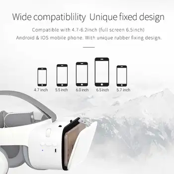 BOBOVR Z6 3D VR Slušalke Čelada Bluetooth Virtualne Realnosti Očala Google Karton Za Pametne telefone Očala Viar Daljnogled