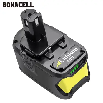 Bonacell 18V 9000mAh Li-Ion P108 Baterija Za Ryobi Baterija za ponovno Polnjenje RB18L40 P2000 P310 za BIW180 L30 litij testo