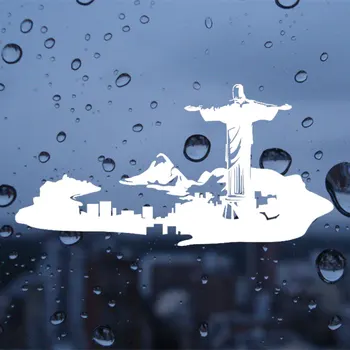 Brazilija Corcovado Rio de Janeiru Skyline vinilna Nalepka Doma Dekor Za dnevno Sobo Vinil Izmenljive Zidana Spalnica Umetnosti CX584