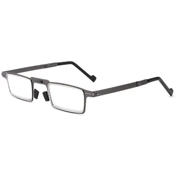 Brezvijačno Ultrathin Zložljiva Anti-Blue Ray Obravnavi Očala Polni Platišča Očala Kovinski Okvir za Očala Moških in Žensk Slog