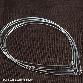 Buyee 925 Sterling Srebrna Ogrlica Verige Ženske 1,2 mm Kača Verige Momenti za Ženske Preprosto Momenti Verige Nakit