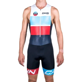 Cannibal kolesarjenje skinsuit 2020 Moške kolesarske jumpsuit triatlon Aero bo Ustrezala kolo Majhna ramena poletje brez rokavov tri obleko