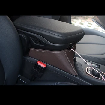 CARMANGO Avto Oprema Centralne Armrest Škatla za Shranjevanje Prostor Organizator Primeru Posodo Nosilec za BMW X1 F48 2016-2020
