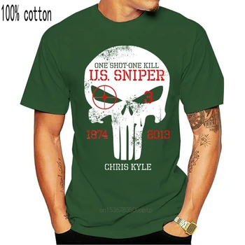 Chris Kyle T-Shirt Modro je Hudič Ramadi Ameriški Ostrostrelec Sniper