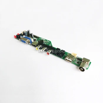 DIY kit plošča LVDS 40 Pin VGA+USB+AV-60Hz LED 1366*768 LCD krmilnik odbor Za HB140WX1/HB140WXA/HT140WXB/NT140WHM zaslon