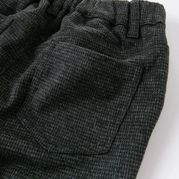 DKH14211 dave bella jeseni 5Y-13Y otroci fantje modno črtasto žepi hlače otrok boutique priložnostne celotno dolžino hlače