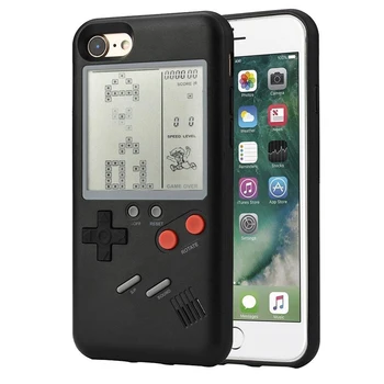 Edinstven Tetris Primeru Telefon Za iPhone 6 6S Plus Primeru Mehko Rob igralne Konzole Telefon Nazaj kritje Za iPhone X 7 8 Plus primeru