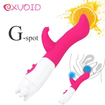 EXVOID Rabbit Vibratorji za Ženska Orgazem G-spot Massager Dildo, Vibrator Sex Igrače za Ženske Močne Vibracije Klitoris Spodbujanje