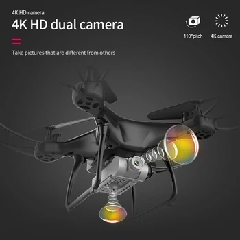 F82 Brnenje Funkcijo Zračne Fotografije App 4k Dual-fotoaparata v Realnem času, Prenos Slike Letala Fiksna Višina Rc Letal