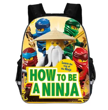 Fantje Igre Ninja Gredo Nahrbtnik 3D Tiskanje Najlon nepremočljiva Šolske torbe Za Najstniške Otroke Vroče Mochila Infantil