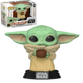 FUNKO POP Novo Prispeli STAR WARS Mandalorian Baby Yoda #378 Vinil Akcijska Figura, Zbirka Model Igrače za Otroke Božič Darilo