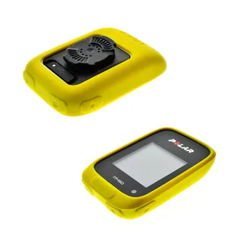 Gume Zaščitite Kožo Primeru + Zbriši Zaslon Protektorstvo Ščit Film za Kolesarski Računalnik Polar GPS M450 M460 Muti-Barve