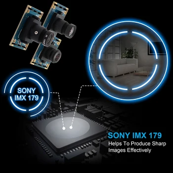 HD Mjpeg YuY2 8mp 3264X2448 digitalni Sony (1/3.2