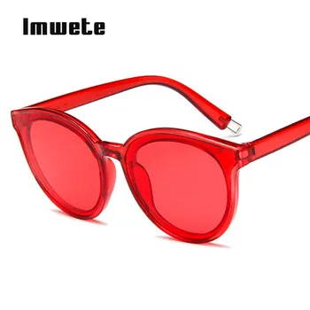 Imwete Oversize Mačka Oči, sončna Očala Ženske Moški Klasični Oblikovalec blagovne Znamke sončna Očala Moda Cateye Sončna Očala Očala UV400